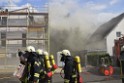 Dachstuhlbrand Koeln Poll Geislarerstr P127